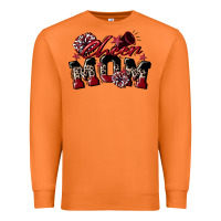 Carrot cheer mom  maroon Premium Sweatshirt - CowGirlArtShop
