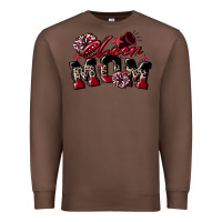 Chestnut cheer mom  maroon Premium Sweatshirt - CowGirlArtShop