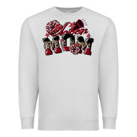 Dove Grey cheer mom  maroon Premium Sweatshirt - CowGirlArtShop