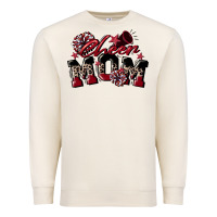 Sandshell cheer mom  maroon Premium Sweatshirt - CowGirlArtShop