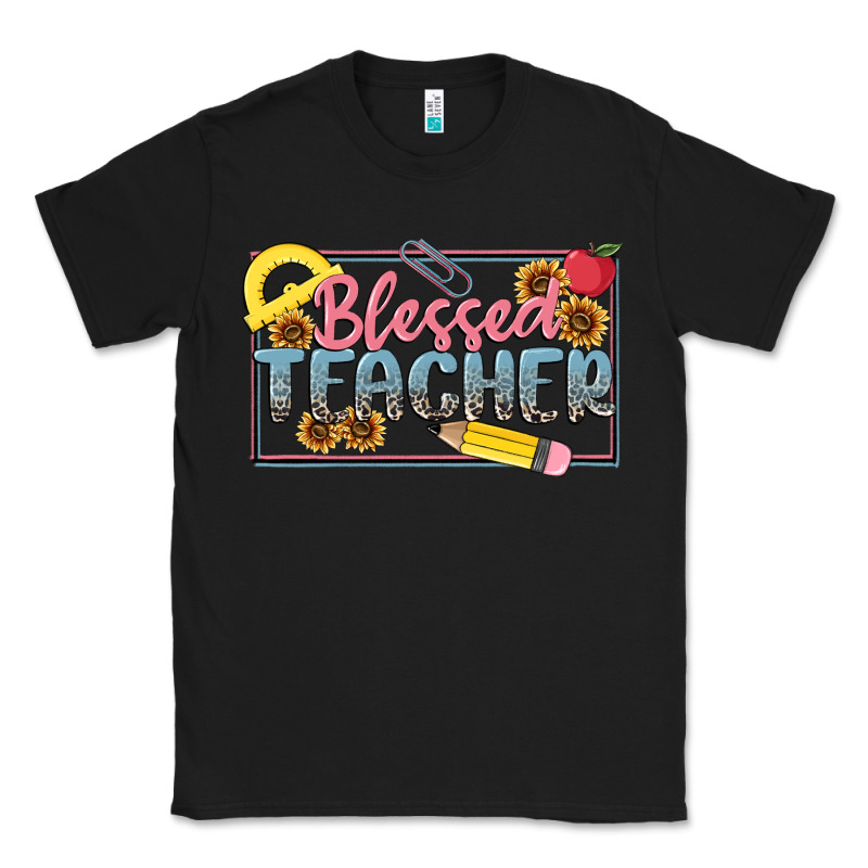 Blessed Teacher Classic Tee by MaliasSmallBusiness | Teevron