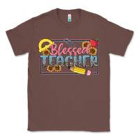 Chestnut blessed teacher Classic Tee - MaliasSmallBusiness