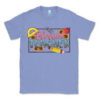 Colony Blue blessed teacher Classic Tee - MaliasSmallBusiness