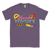 Lavender blessed teacher Classic Tee - MaliasSmallBusiness