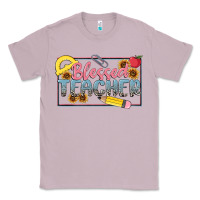 Lilac blessed teacher Classic Tee - MaliasSmallBusiness
