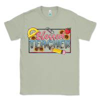 Matcha blessed teacher Classic Tee - MaliasSmallBusiness