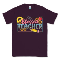 Plum blessed teacher Classic Tee - MaliasSmallBusiness