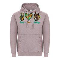 Vintage Zinc Peace Love Donkeys Vintage Hoodie - Jasminsmagicworld