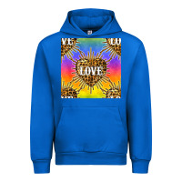 Cobalt Pride lgbtq leopard love heart seamless pattern Urban Hoodie - BundleAndBundleShop