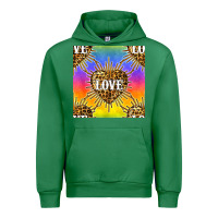 Emerald Pride lgbtq leopard love heart seamless pattern Urban Hoodie - BundleAndBundleShop