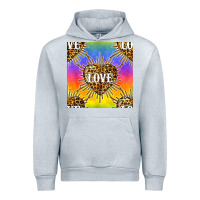 Heather Grey Pride lgbtq leopard love heart seamless pattern Urban Hoodie - BundleAndBundleShop