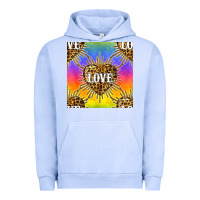 Pigment Grape Ice Pride lgbtq leopard love heart seamless pattern Urban Hoodie - BundleAndBundleShop