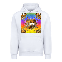 White Pride lgbtq leopard love heart seamless pattern Urban Hoodie - BundleAndBundleShop