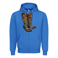 True Royal cowgirl boots Zipper Hoodie - RanaPortraitStore