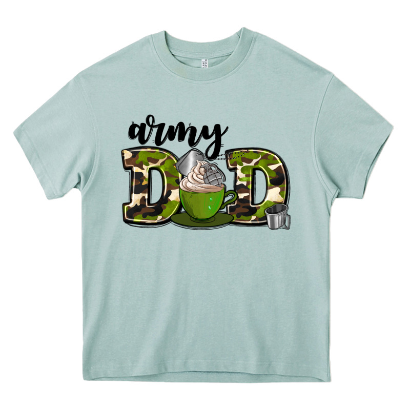 Army Dad Heavy Core Tee by AdoDesignShop | Teevron