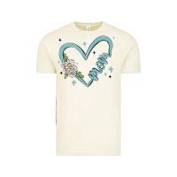 Vintage Arctic mom with heart and flowers Vintage Tee - MaliasSmallBusiness
