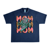 Navy cheer mom Urban Heavy Tee - MaliasSmallBusiness