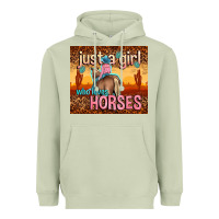 Matcha just a girl who loves horses Heavyweight Hoodie - TumblerDesignByShophia