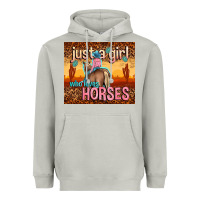 Moon Dust just a girl who loves horses Heavyweight Hoodie - TumblerDesignByShophia