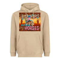 Mushroom just a girl who loves horses Heavyweight Hoodie - TumblerDesignByShophia
