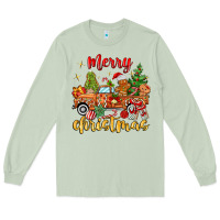 Matcha merry christmas gingerbread truck Long Sleeve Tee - MaliasSmallBusiness