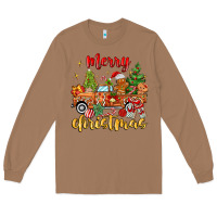 Toasted Coconut merry christmas gingerbread truck Long Sleeve Tee - MaliasSmallBusiness