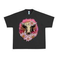 Pigment Black v.d lotus and cow Urban Heavy Tee - AdoDesignShop