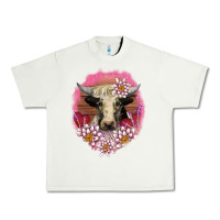 Pistachio v.d lotus and cow Urban Heavy Tee - AdoDesignShop