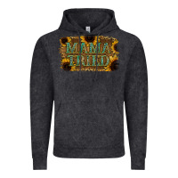 Vintage Black Sunflower Leopard Mama Tried Vintage Hoodie - Jasminsmagicworld