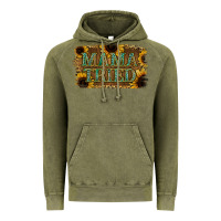 Vintage Olive Sunflower Leopard Mama Tried Vintage Hoodie - Jasminsmagicworld
