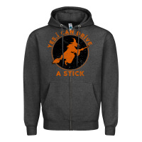 Charcoal Heather Halloween Witch Zipper Hoodie - Bettercallsaul