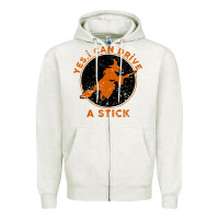 Oatmeal Heather Halloween Witch Zipper Hoodie - Bettercallsaul