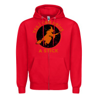 Red Halloween Witch Zipper Hoodie - Bettercallsaul