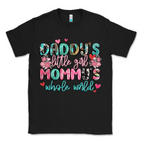 Black daddy's little girl mommy's whole world Classic Tee - MaliasSmallBusiness