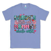 Colony Blue daddy's little girl mommy's whole world Classic Tee - MaliasSmallBusiness