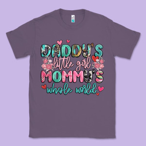 Daddy's Little Girl Mommy's Whole World Classic Tee Designed By Maliassmallbusiness