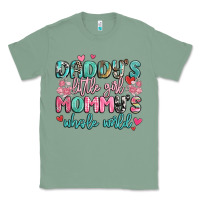Sage daddy's little girl mommy's whole world Classic Tee - MaliasSmallBusiness