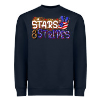 Stars And Stripes Heavyweight Sweatshirt | Teevron