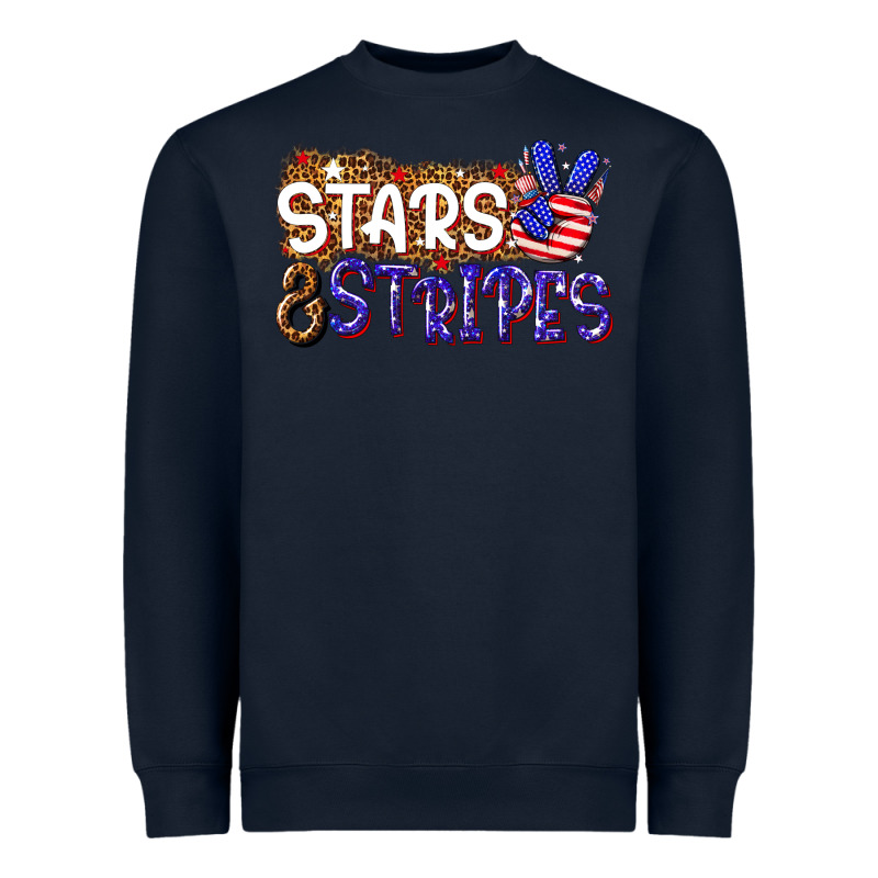 Stars And Stripes Heavyweight Sweatshirt by NancyCooperArtShop | Teevron