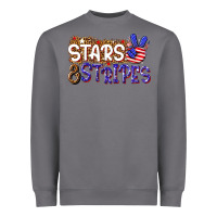 Storm stars and stripes Heavyweight Sweatshirt - NancyCooperArtShop