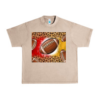 French Oak team color red and gold football Urban Heavy Tee - MaliasSmallBusiness
