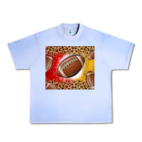 Grape Ice team color red and gold football Urban Heavy Tee - MaliasSmallBusiness