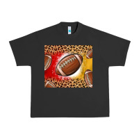 Pigment Black team color red and gold football Urban Heavy Tee - MaliasSmallBusiness
