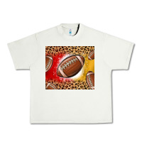 Pistachio team color red and gold football Urban Heavy Tee - MaliasSmallBusiness