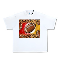 White team color red and gold football Urban Heavy Tee - MaliasSmallBusiness