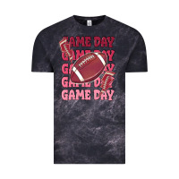 Cloud Black game day football Vintage Tee - MaliasSmallBusiness