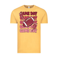 Vintage Mustard game day football Vintage Tee - MaliasSmallBusiness