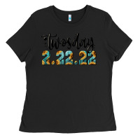 Black Twosday Ladies Tee - RanaPortraitStore