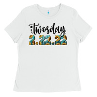 White Twosday Ladies Tee - RanaPortraitStore