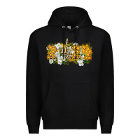 Black 2024 skeleton middle finger new year Premium Hoodie - CowGirlArtShop